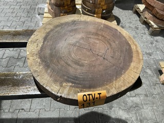 Rosewood schijf, Dikte 65mm, Ø 550mm
